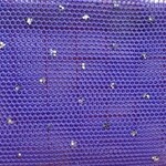 Glitter Stretch Mesh (Silver) Deep Purple