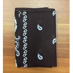 Bandana Paisley Patterned Brown