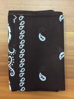 Bandana Paisley Patterned Brown