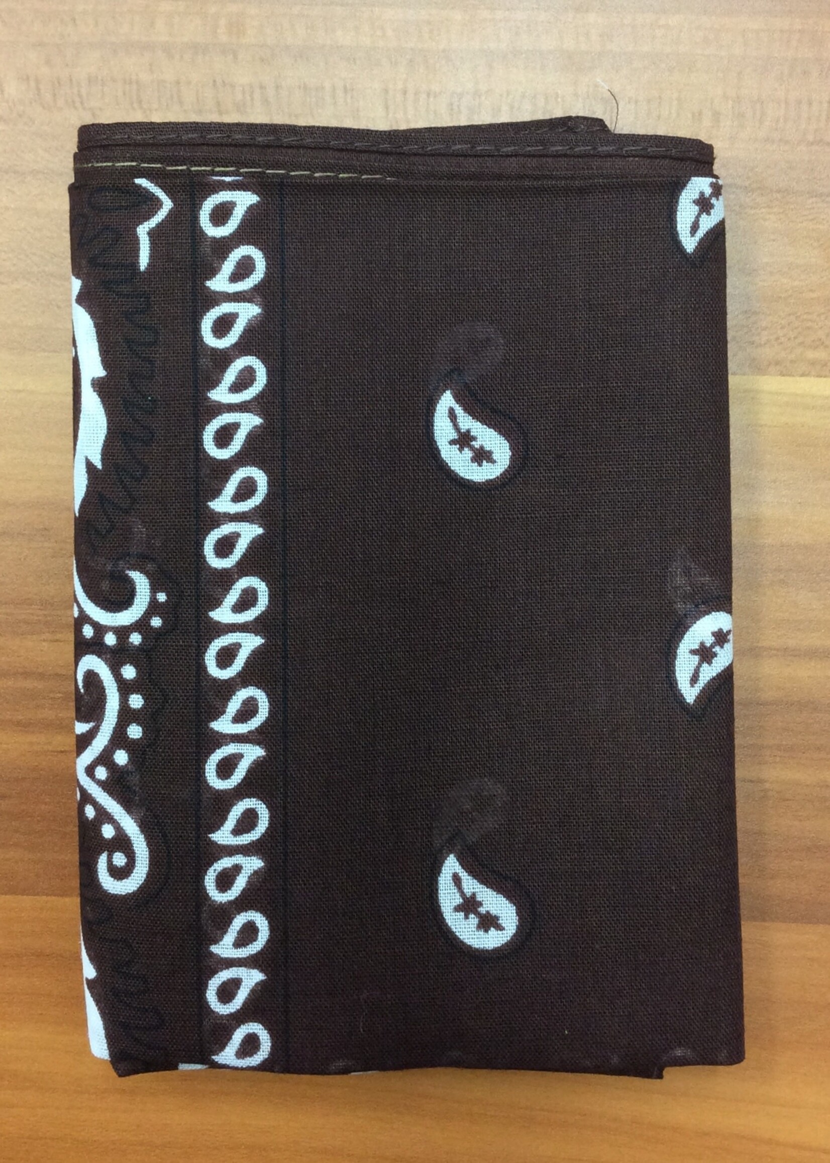 Bandana Paisley Patterned Brown