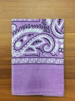 Bandana Paisley Patterned Lilac
