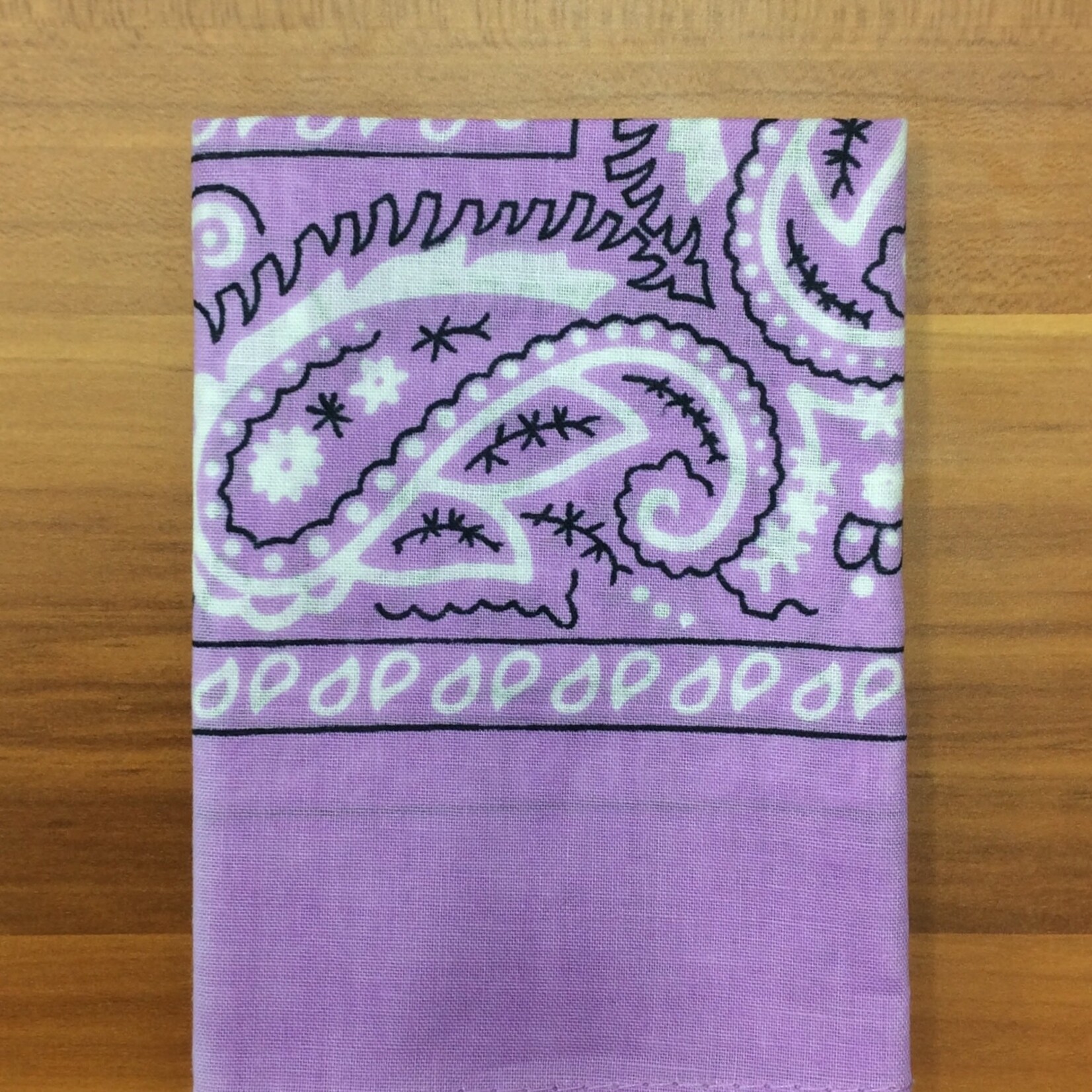 Bandana Paisley Patterned Lilac