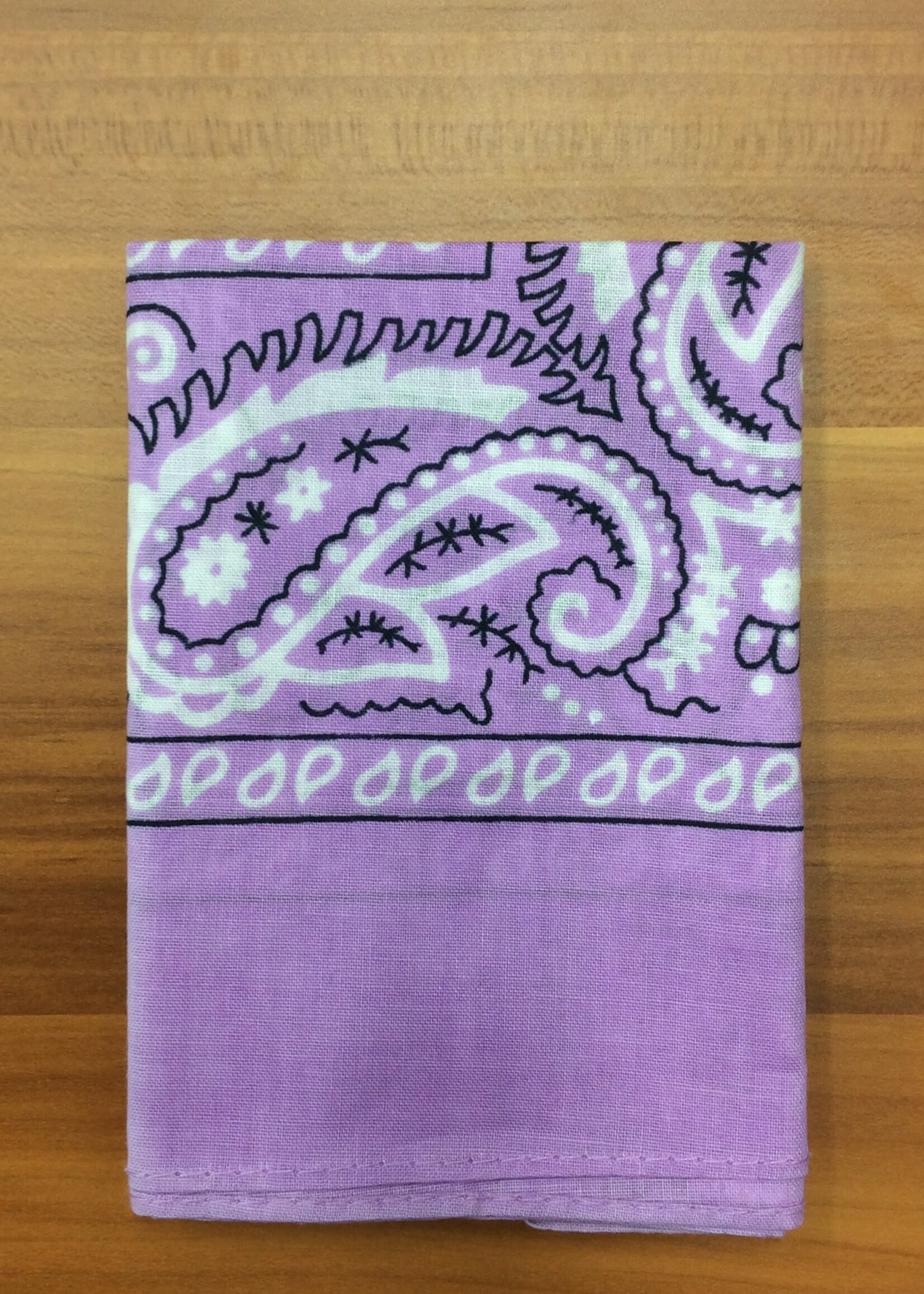 Bandana Paisley Patterned Lilac
