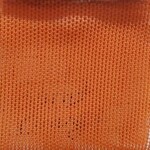 Stretch Mesh Plain  Burnt Orange