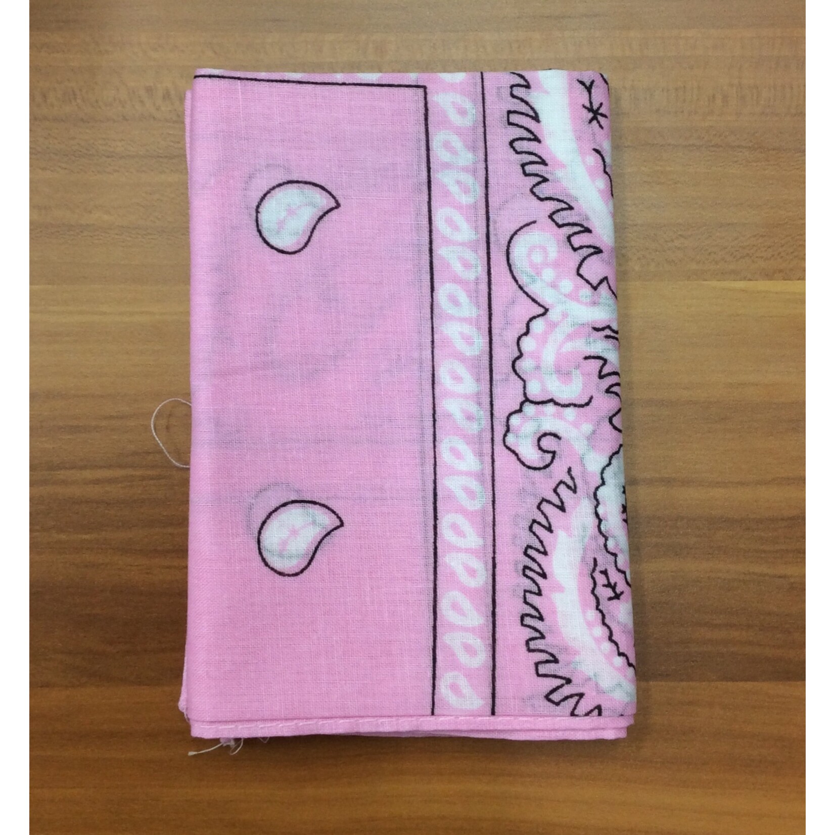 Bandana Paisley Patterned Light Pink