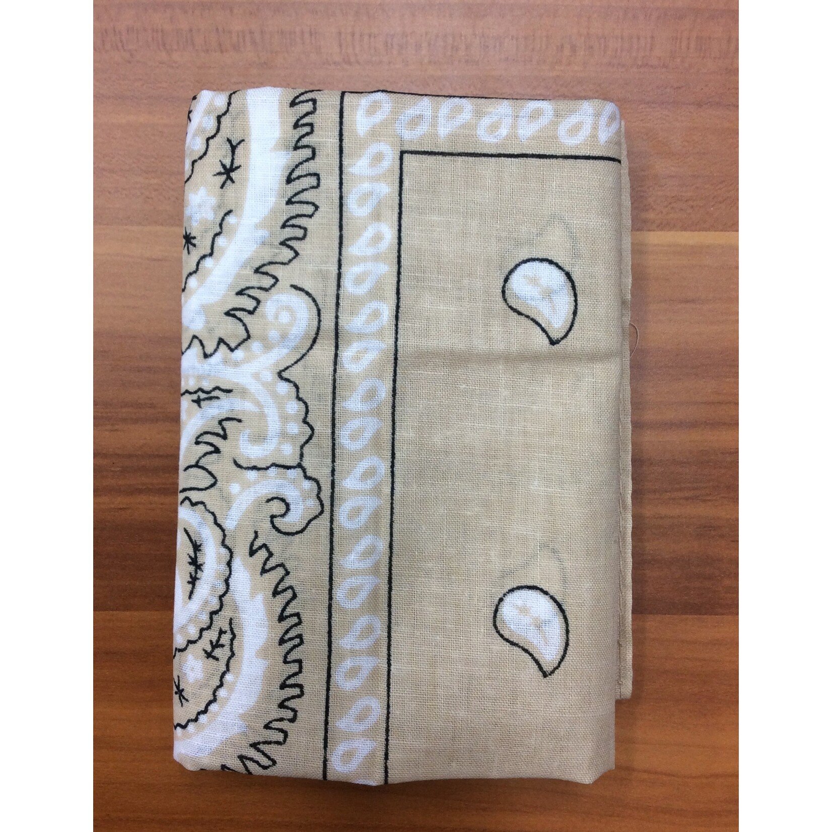 Bandana Paisley Patterned Khaki