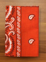 Bandana Paisley Patterned Orange
