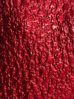 Pattern Nugget Leatherette with Fleece Backing Red