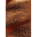 Pattern Western Leatherette with Fleece Backing Copper