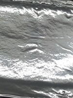 Smooth Leatherette with Fleece Backing  Silver