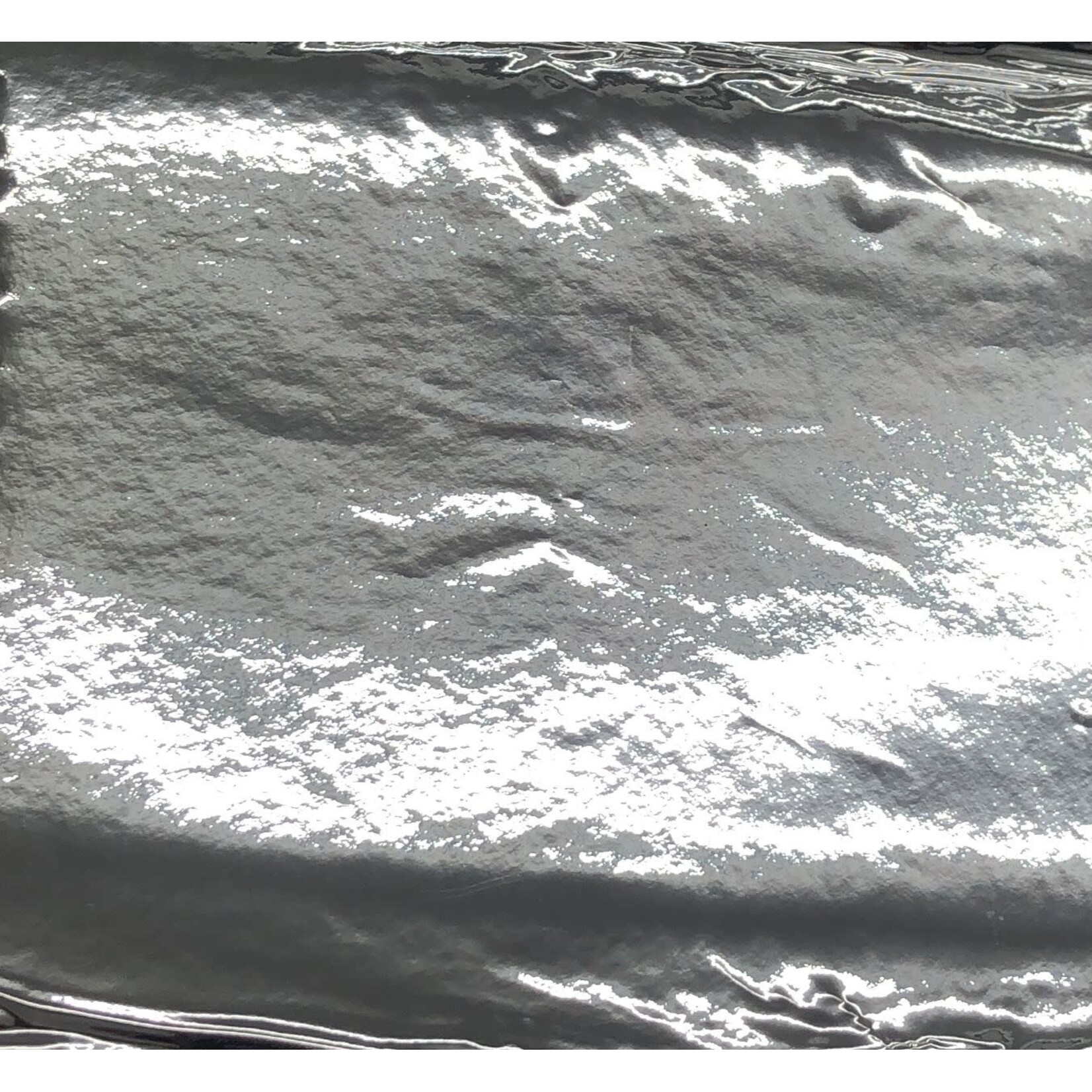 Smooth Leatherette with Fleece Backing  Silver