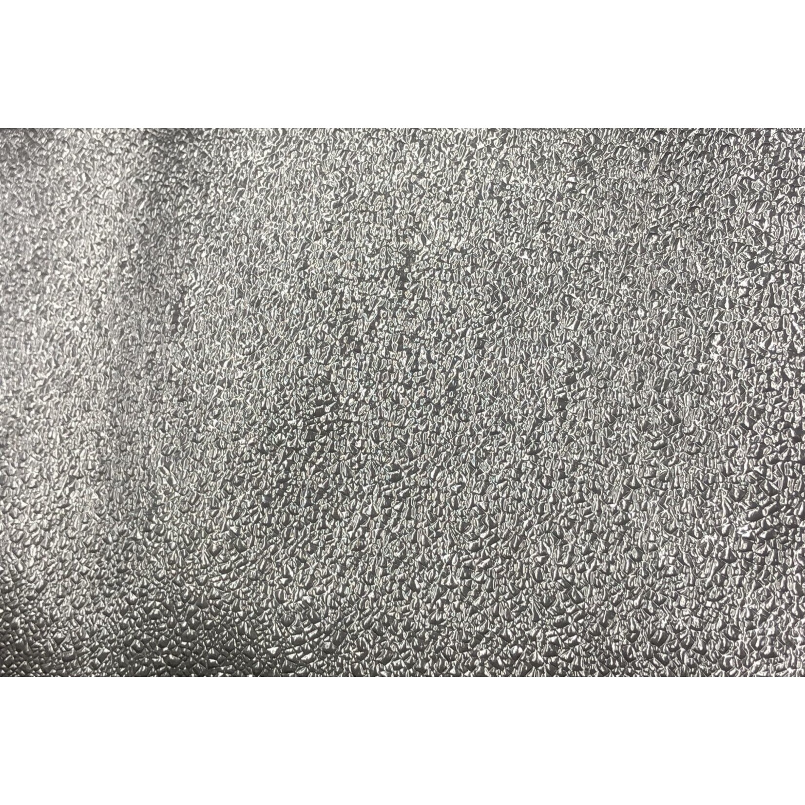 Pattern Cracked Ice Leatherette with Fleece Backing Silver