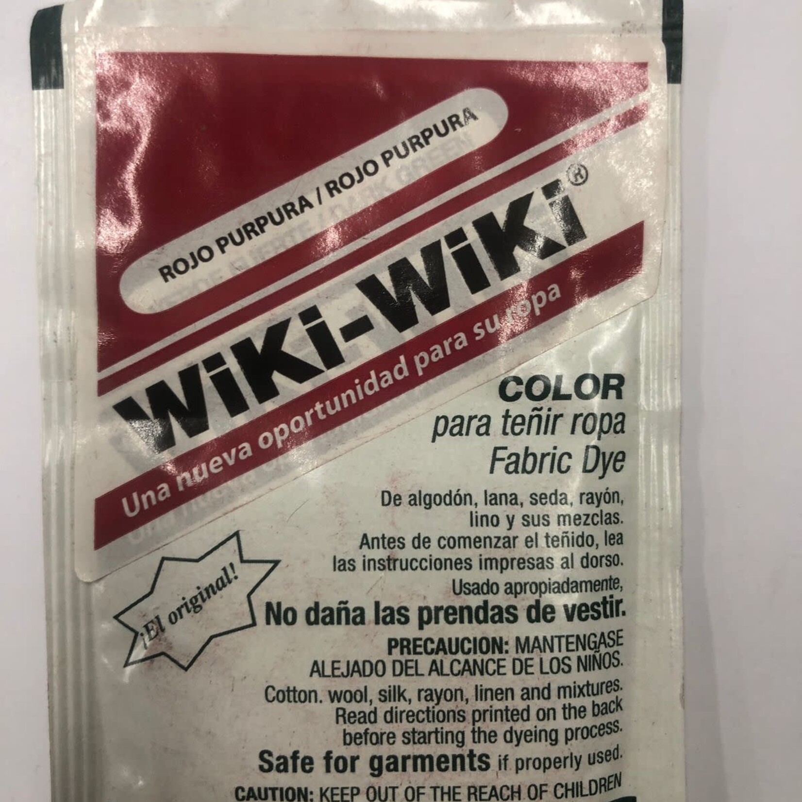 Wiki-Wiki Fabric Dye Dark Red