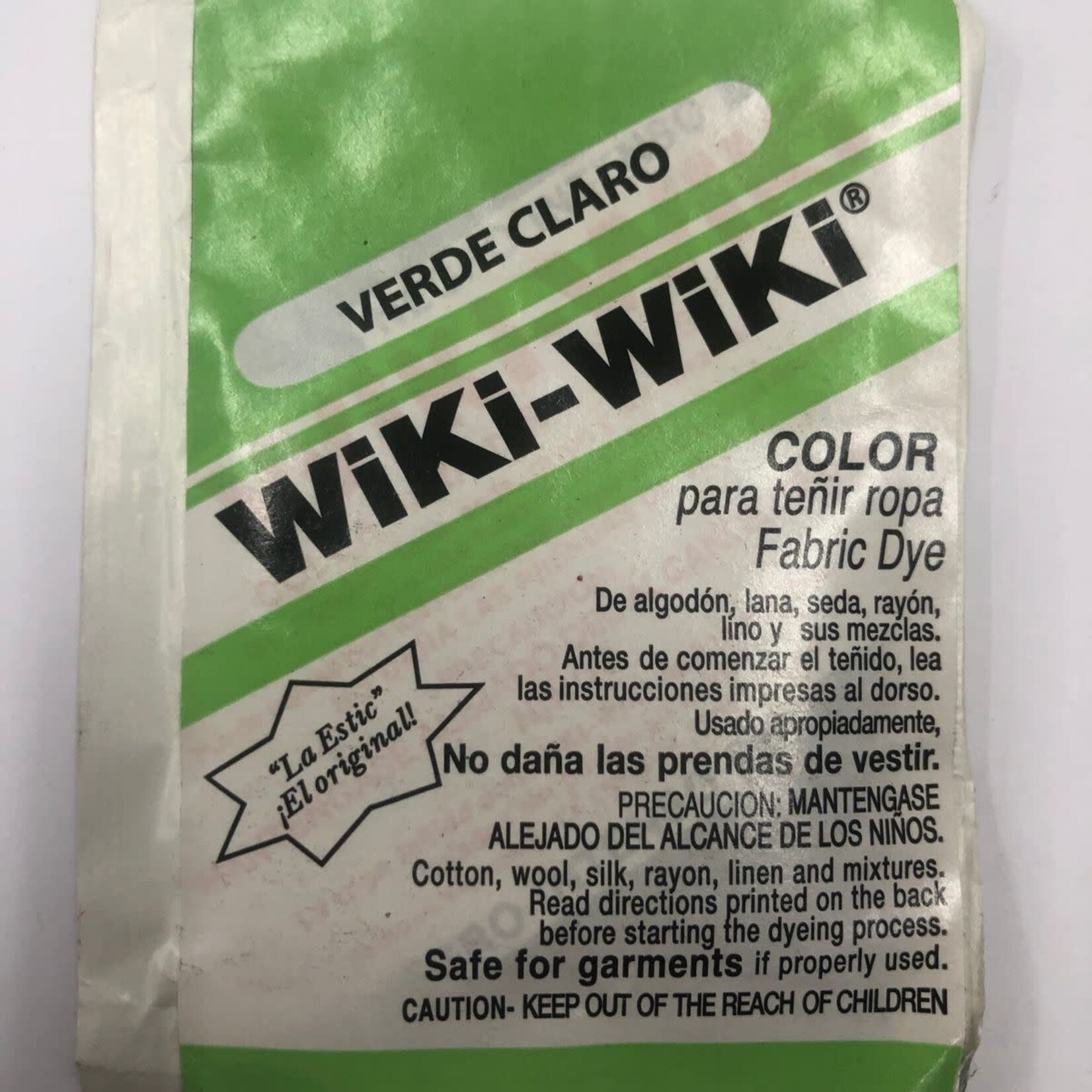 Wiki-Wiki Fabric Dye Light Green(Verde Claro)