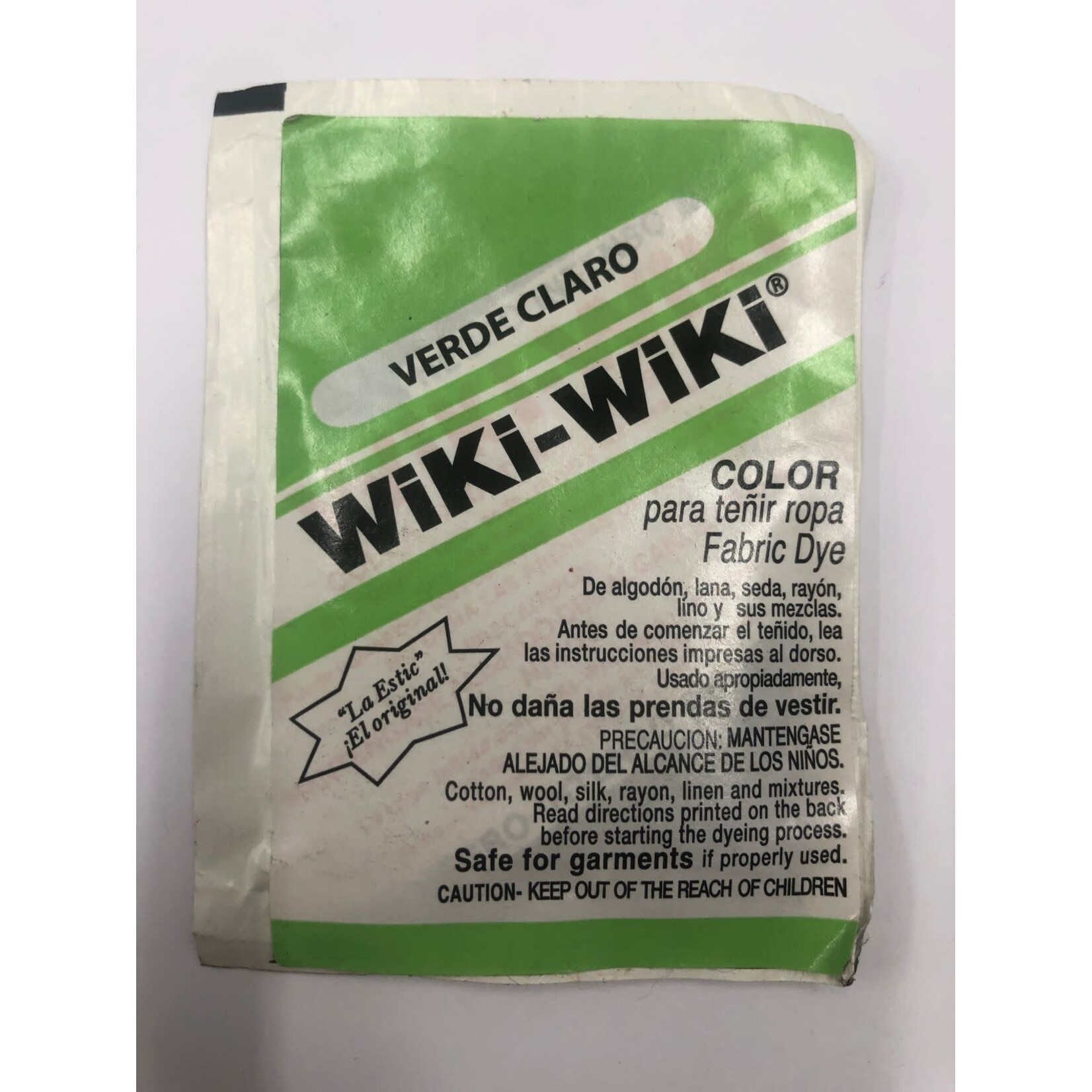 Wiki-Wiki Fabric Dye Light Green(Verde Claro)