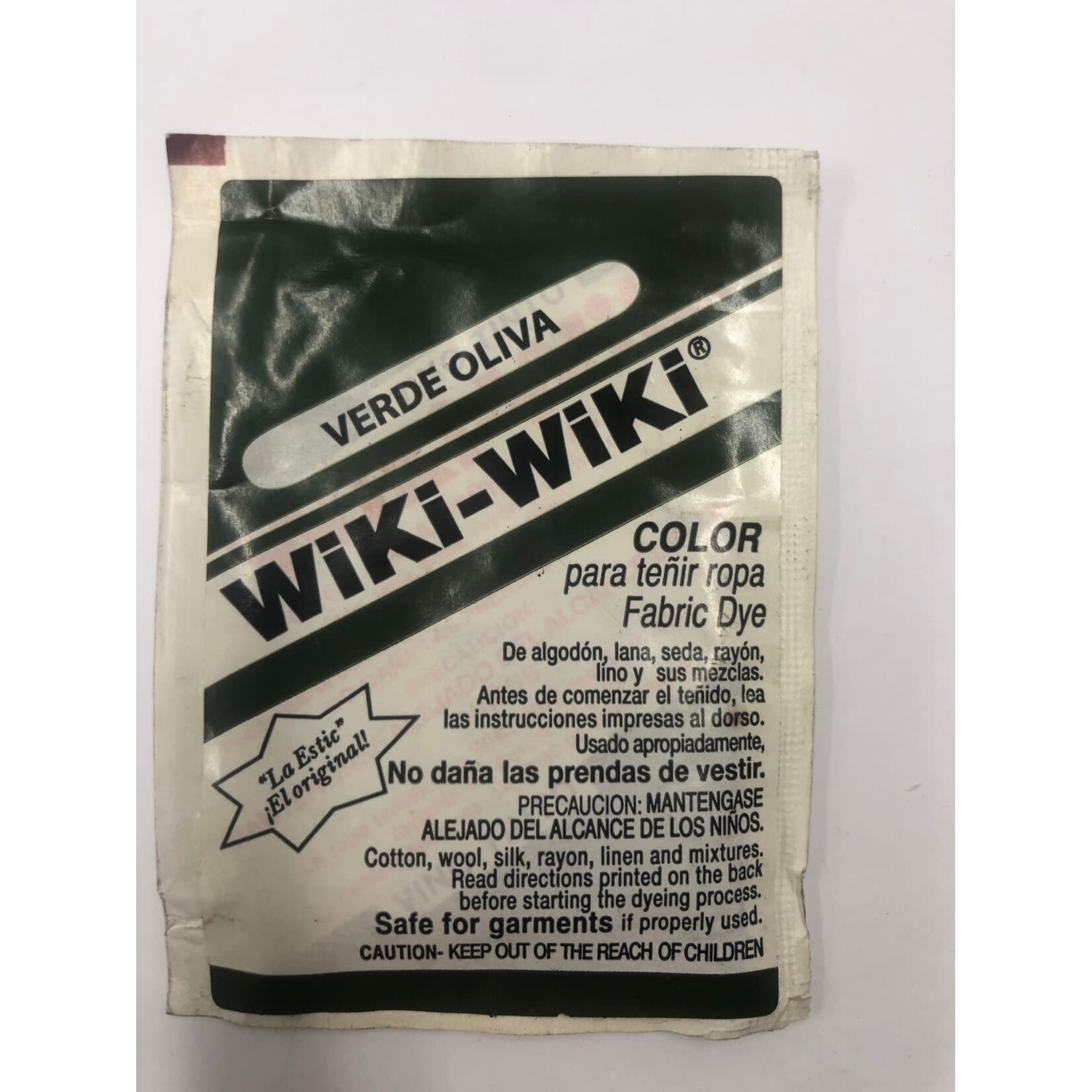 Wiki-Wiki Fabric Dye Olive Green(Verde Oliva)