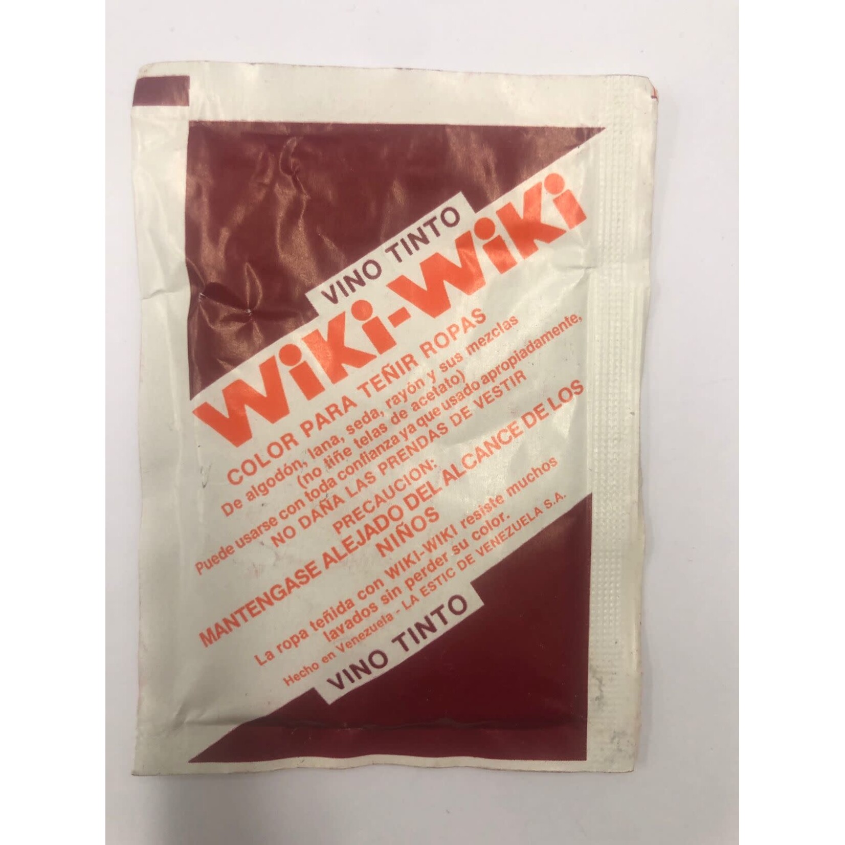 Wiki-Wiki Fabric Dye Burgundy (Vino Tinto) -Red Wine