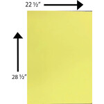 Bristol Board 240 GSM 22.5 x 28.5 Inches Yellow