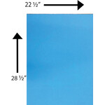Bristol Board 240 GSM 22.5 x 28.5 Inches Blue