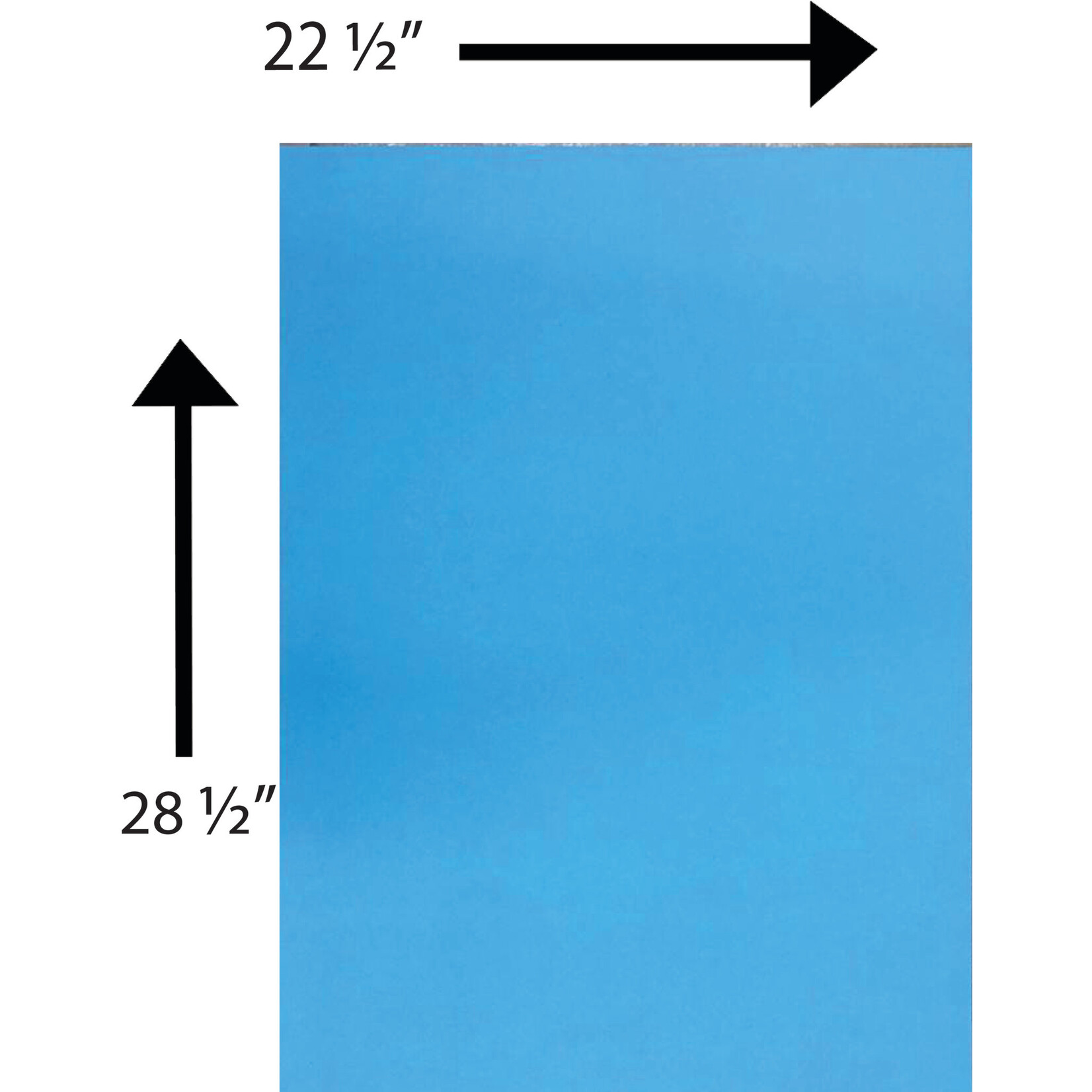 Bristol Board 240 GSM 22.5 x 28.5 Inches Blue