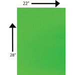 Bristol Board 210 GSM 22 x 28 Inches Fluorescent Green 185