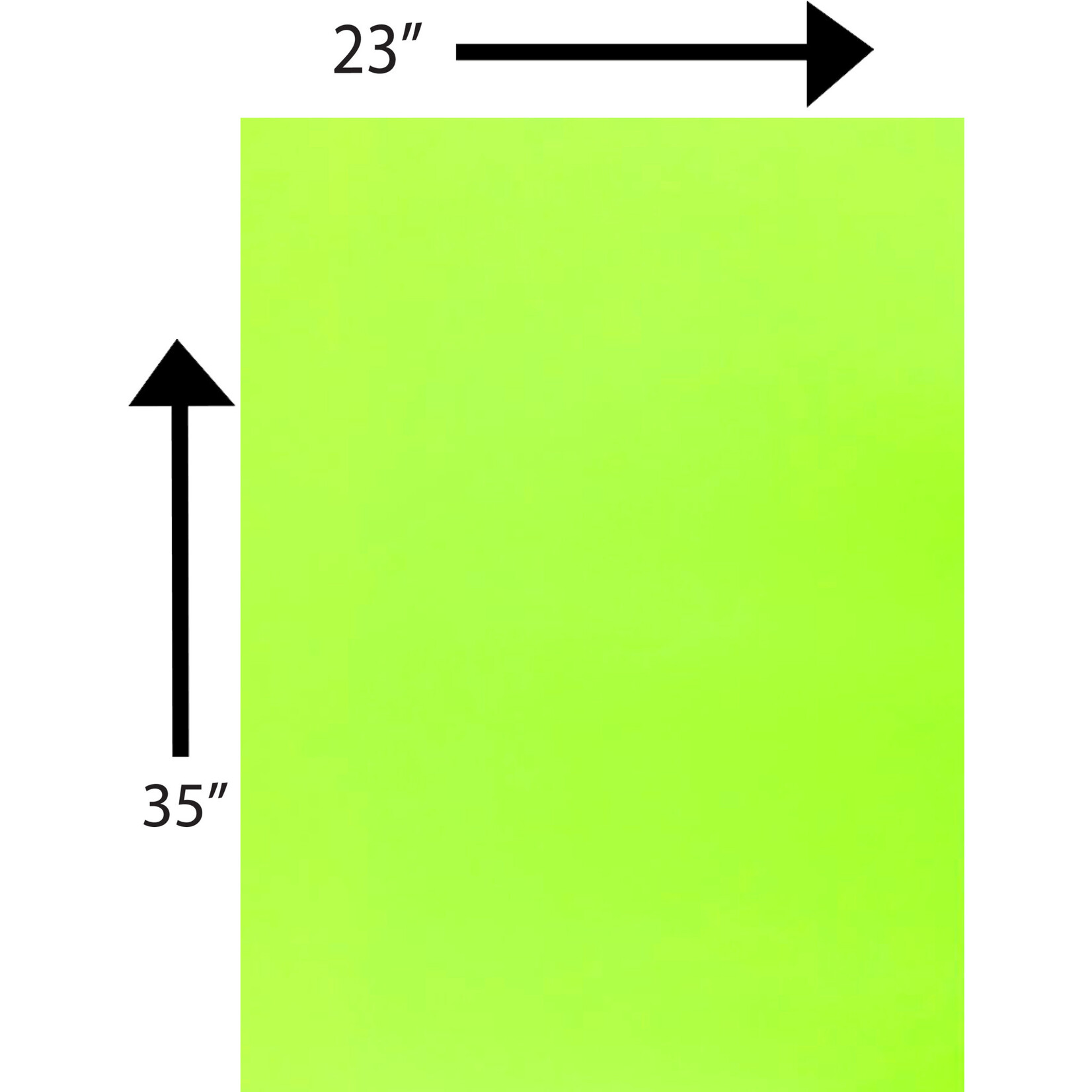 Bristol Board 176GSM 23 x 35 Inches Lime Green