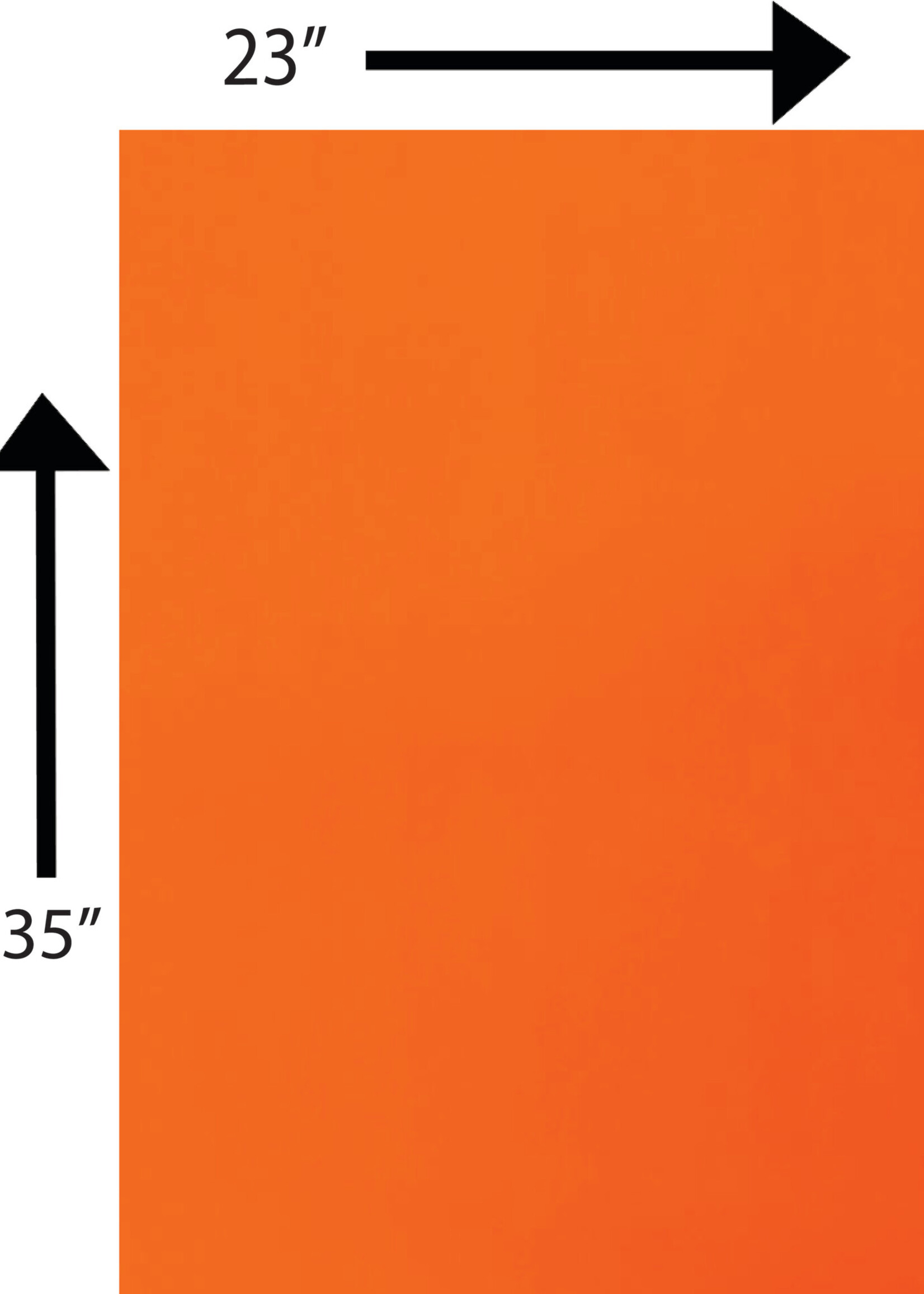 Bristol Board 176GSM 23 x 35 Inches Orange