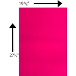 Bristol Board 176- 185 GSM 19 5/8 x 27 1/2 Inches Neon Pink