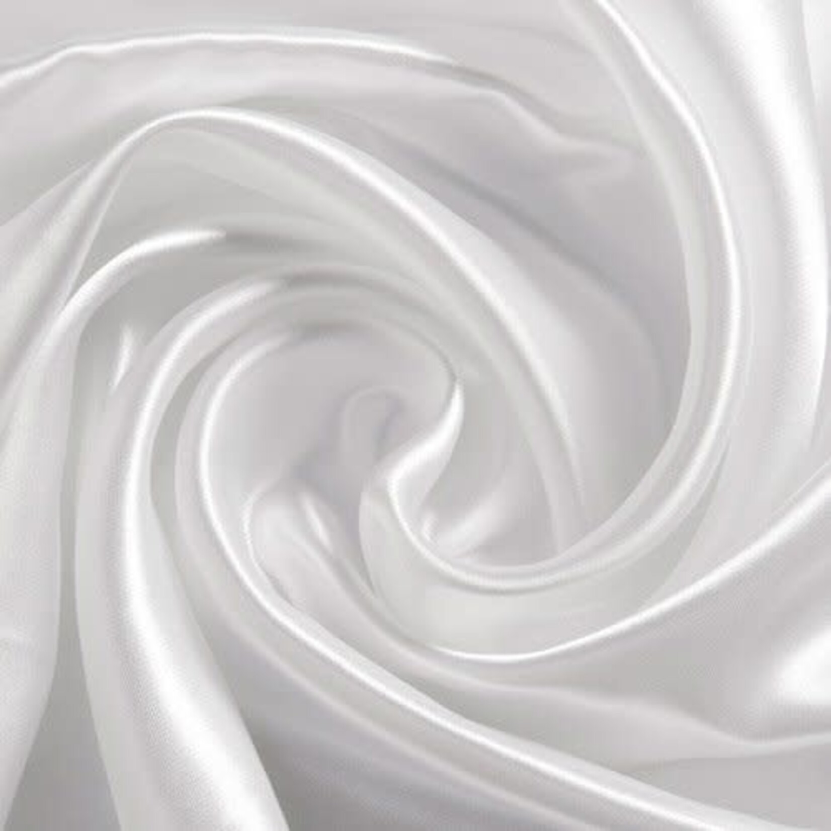 Satin Polyester 58 - 60 Inches  White