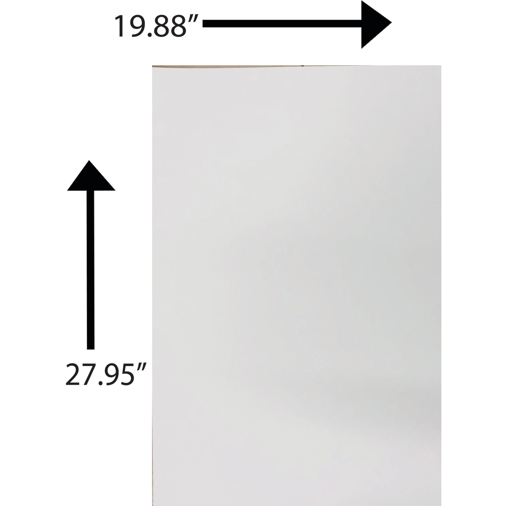 Stag blank 10Ply 19.88 x 27.95 Inches White