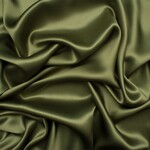 Satin Polyester 58 - 60 Inches  Dark Olive