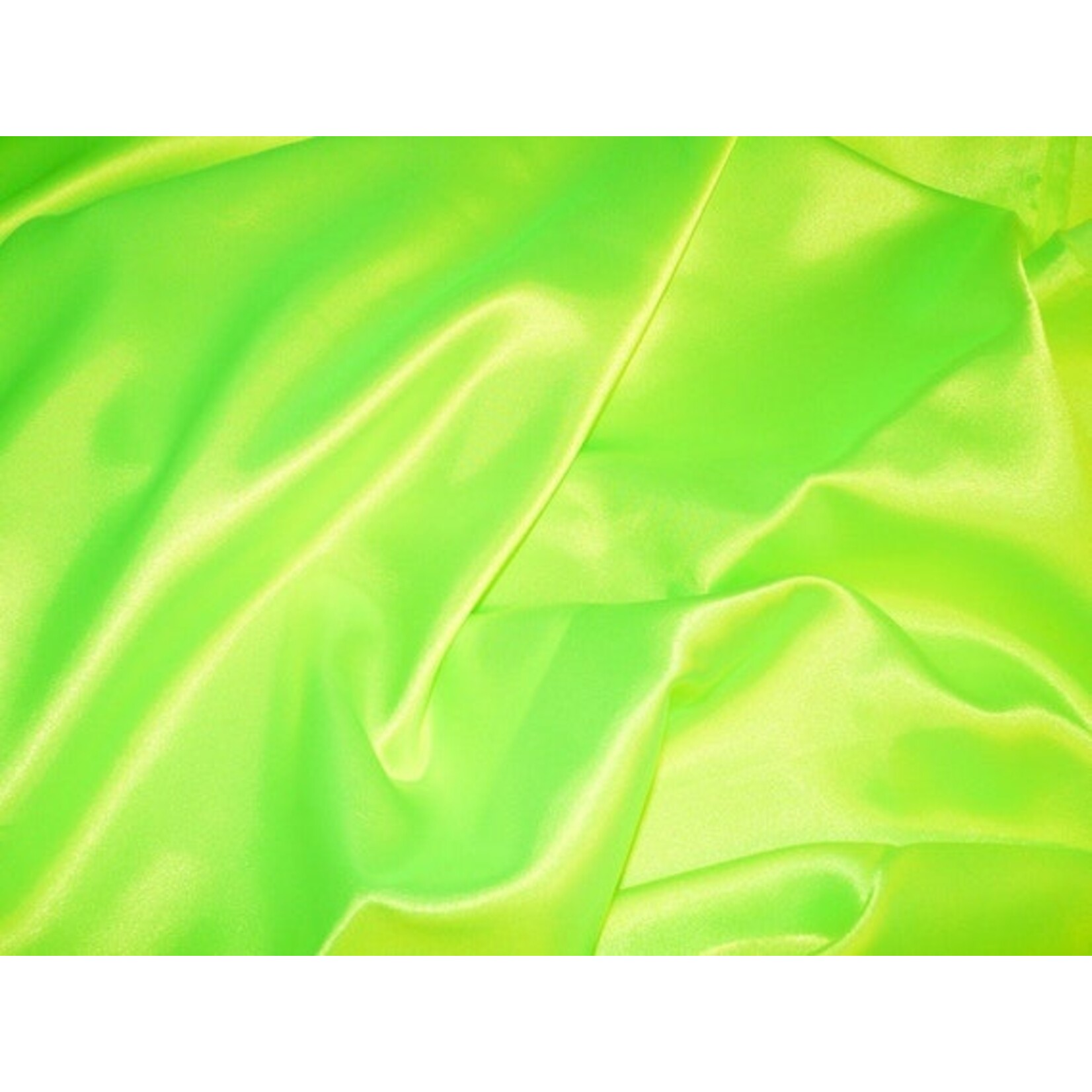 Satin Polyester 58 - 60 Inches  Neon Green
