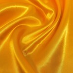 Satin Polyester 58 - 60 Inches  Golden Yellow (#4)