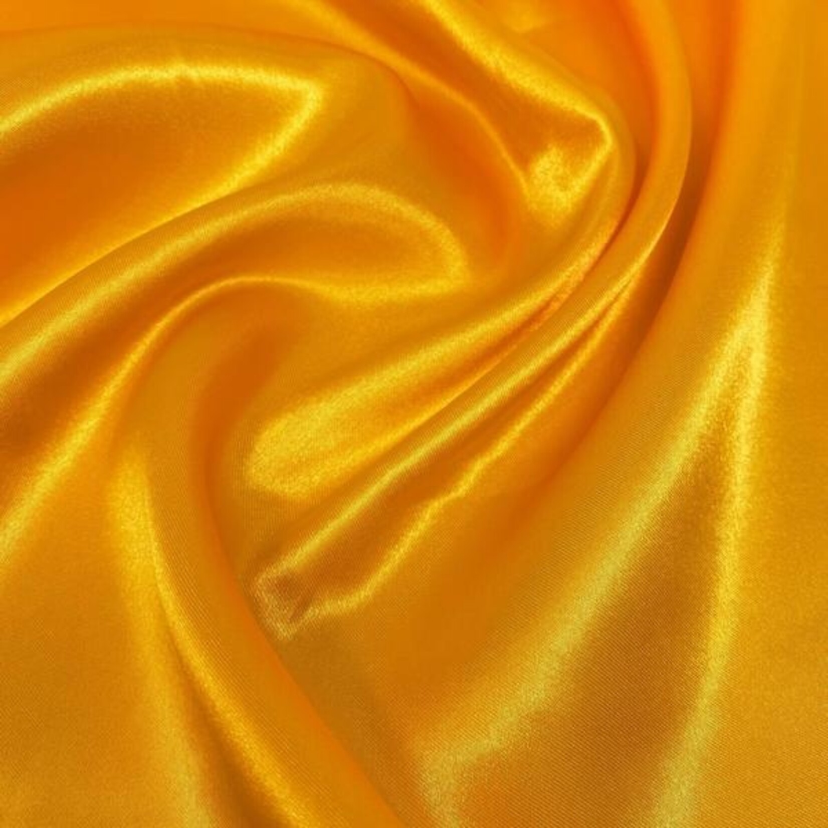 Satin Polyester 58 - 60 Inches  Golden Yellow (#4)