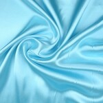 Satin Polyester 58 - 60 Inches  Light Blue