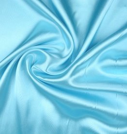Satin Polyester 58 - 60 Inches  Light Blue