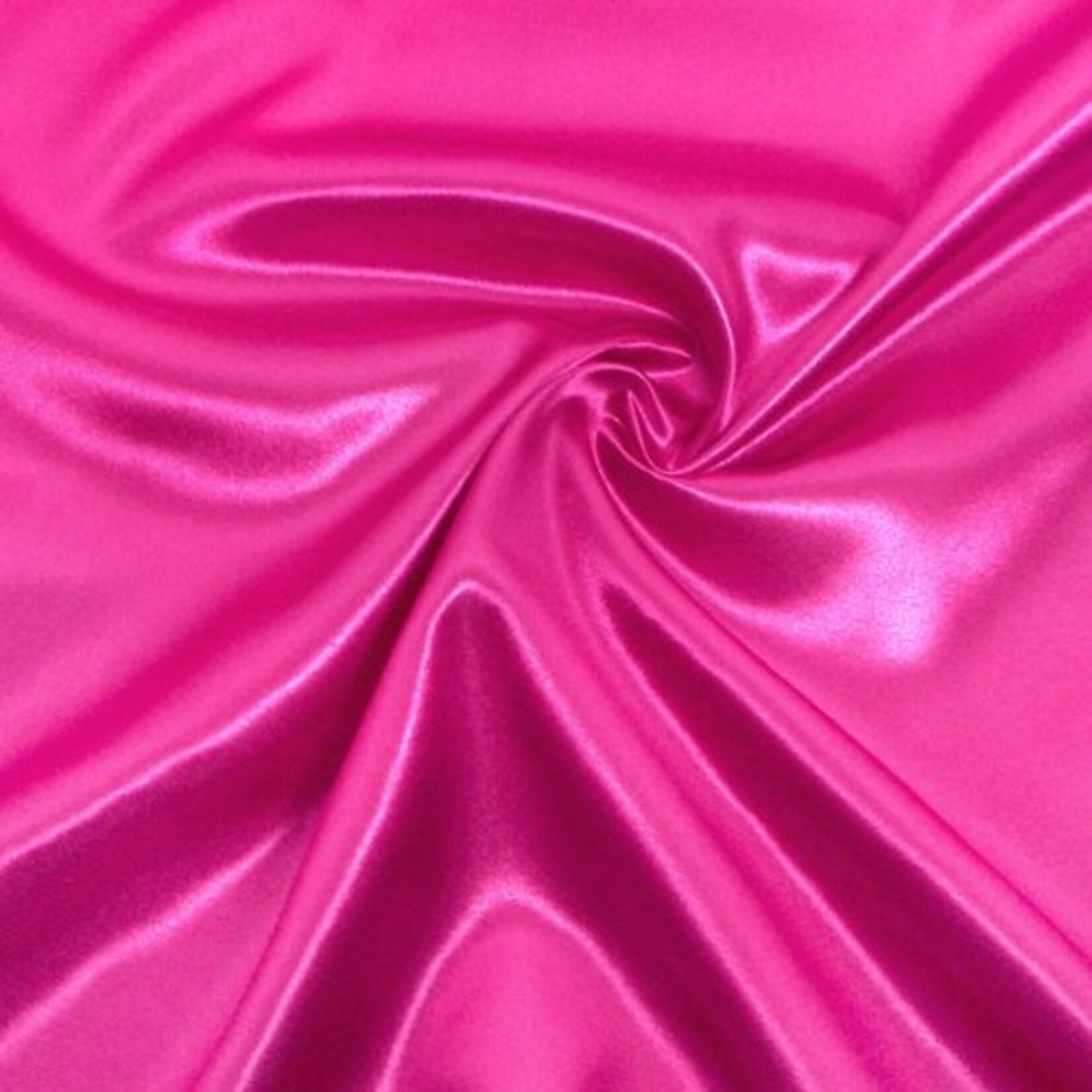 Satin Polyester 58 - 60 Inches  Hot Pink