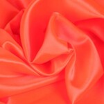 Satin Polyester 58 - 60 Inches  Fluorescent Orange