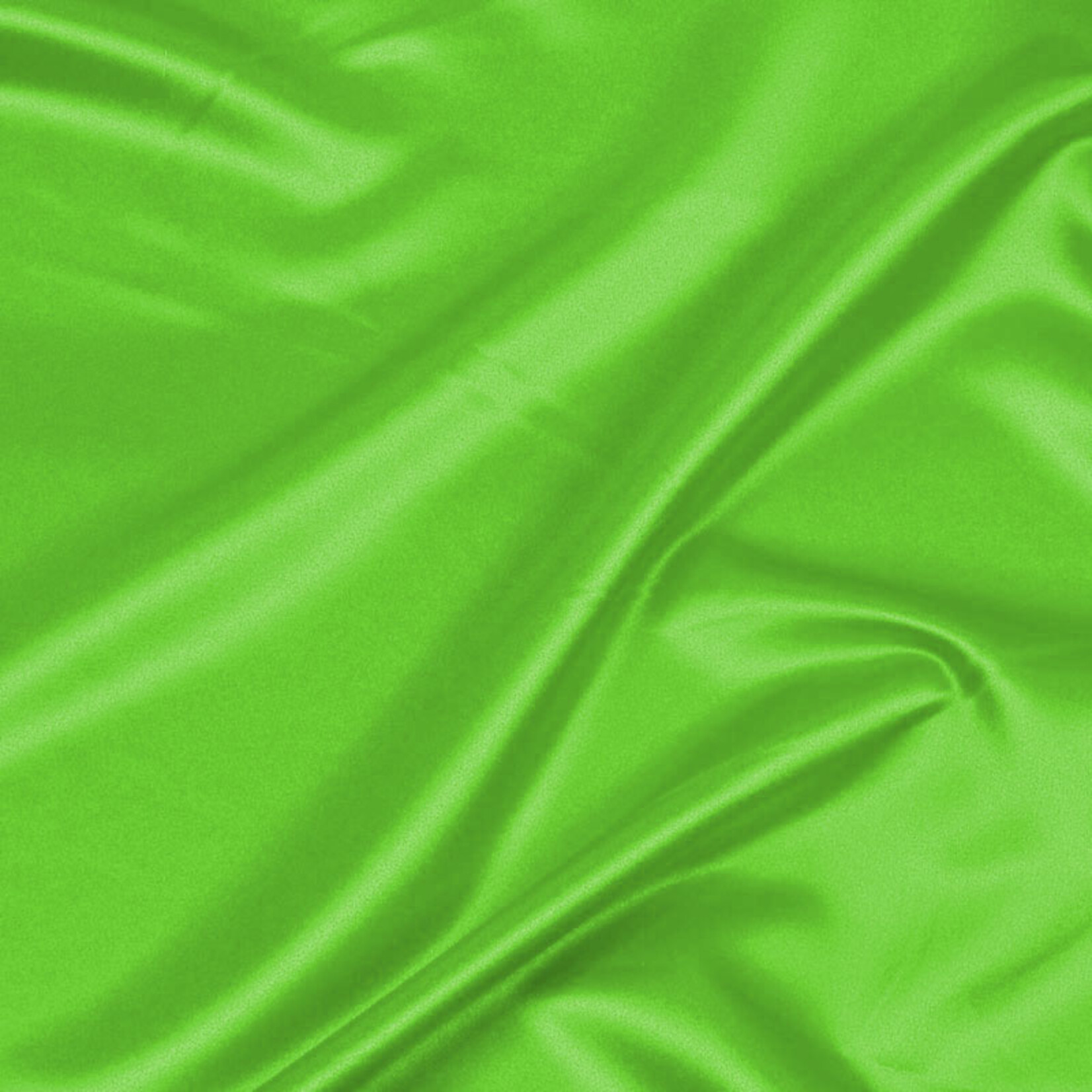 Satin Polyester 58 - 60 Inches  Fluorescent Green