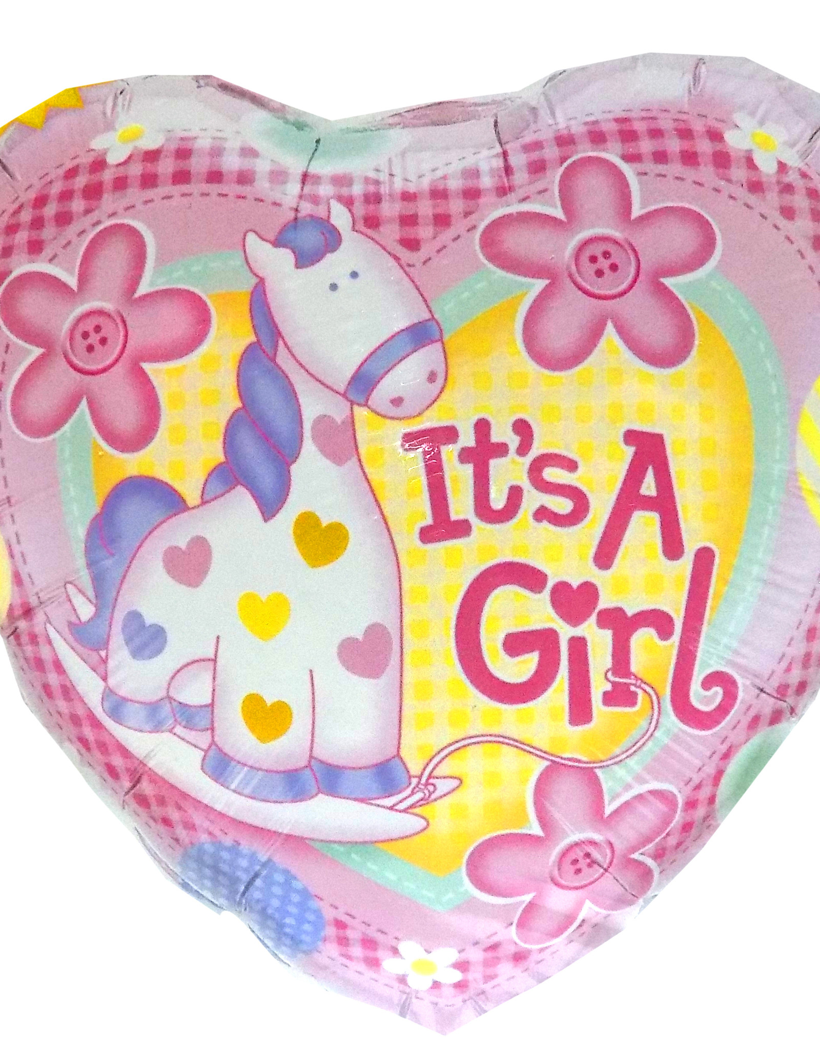 18" 2 Sided Printed Mylar Balloon It's A Girl 2