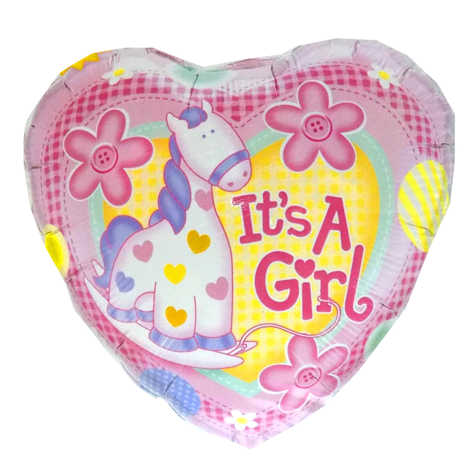 18" 2 Sided Printed Mylar Balloon It's A Girl 2