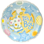 18" 2 Sided Printed Mylar Balloon It's A Boy 2