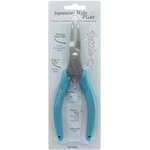 Dazzle-It Japanese Style Pliers Green & Silver 5.5 Inches Bent Nose