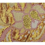 Flower Brocade Lame - Pink & Gold