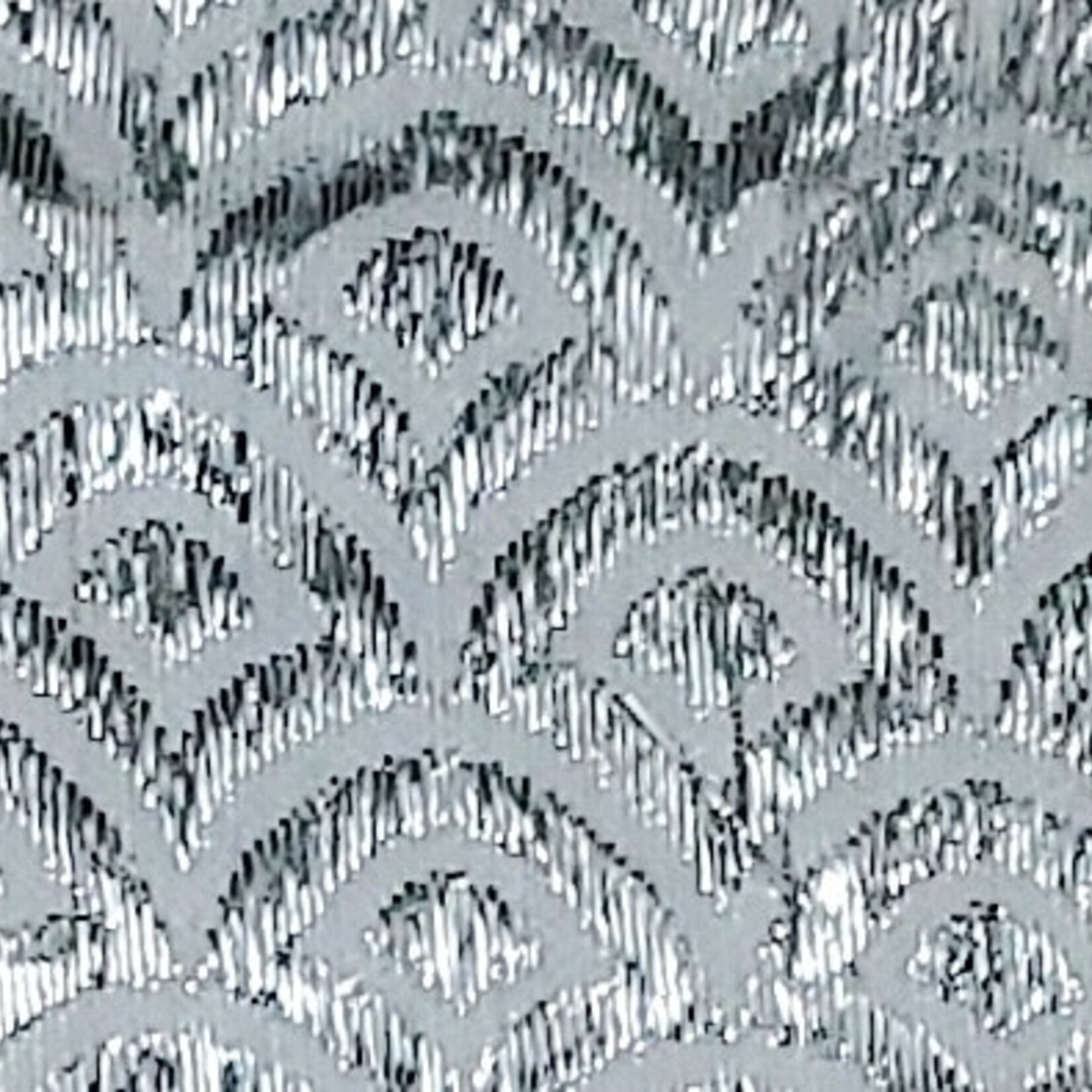 Fishscale Brocade Lame - Silver #209
