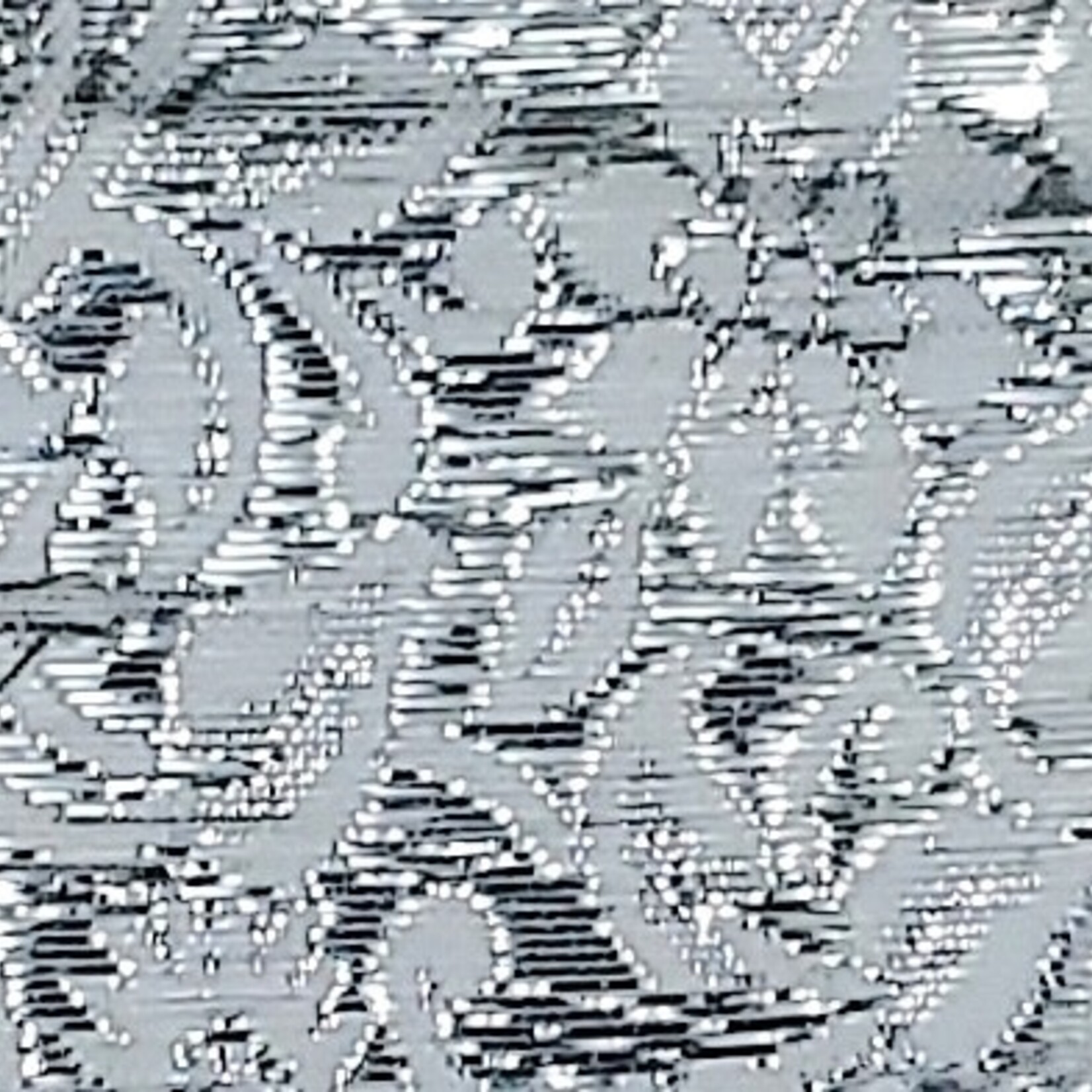 Floral Pattern 1 Brocade Lame - Silver #205