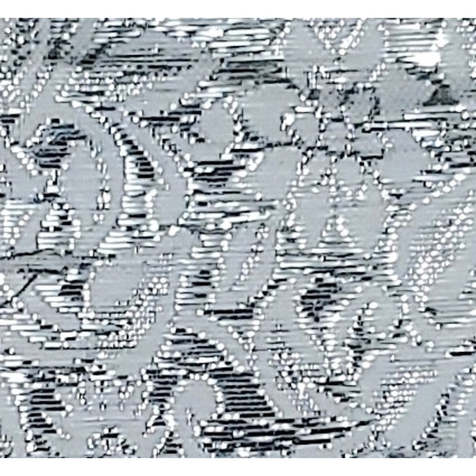 Floral Pattern 1 Brocade Lame - Silver #205