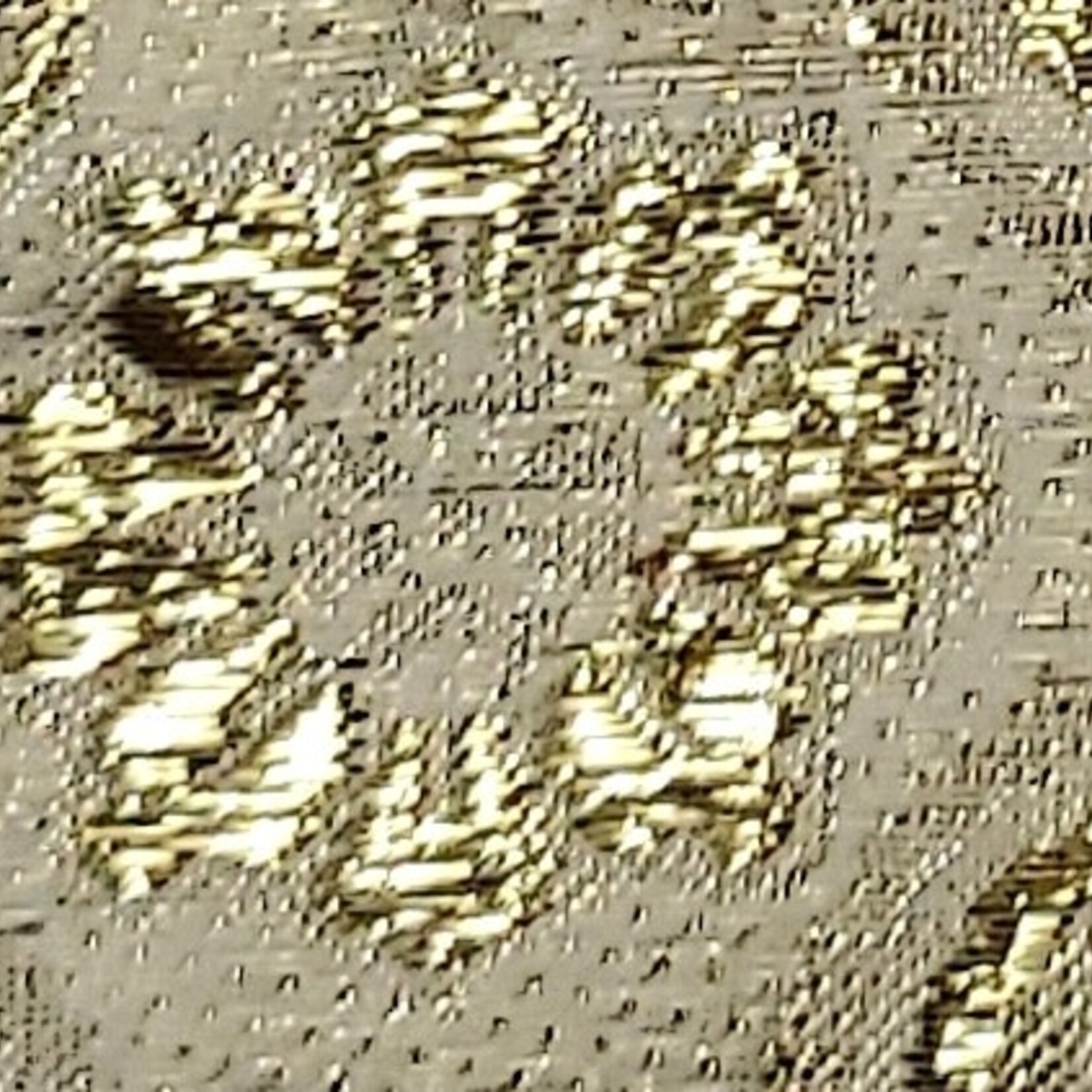 Floral Pattern 2 Brocade Lame - Gold 208