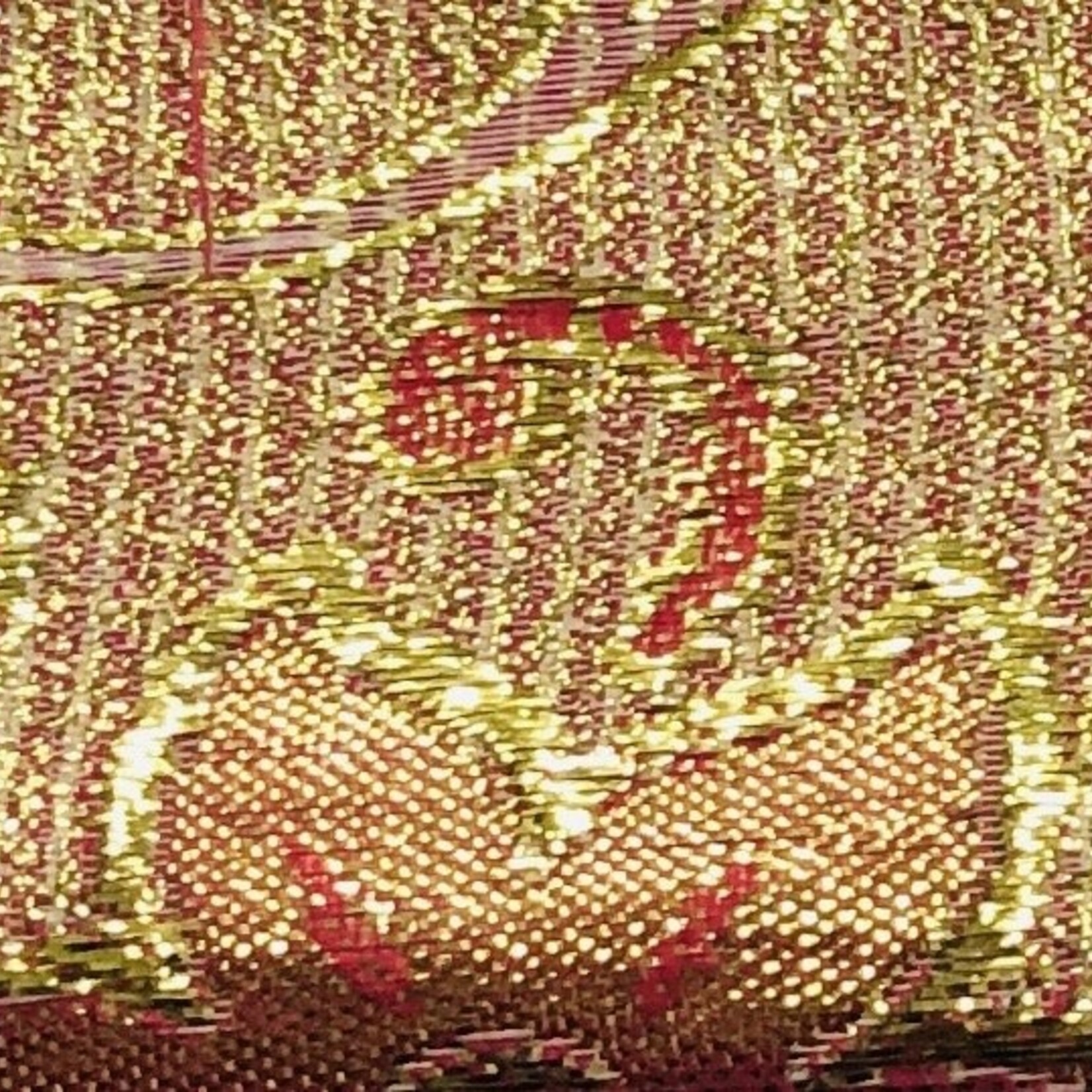 Metallic Floral Brocade Lame - Pink & Gold