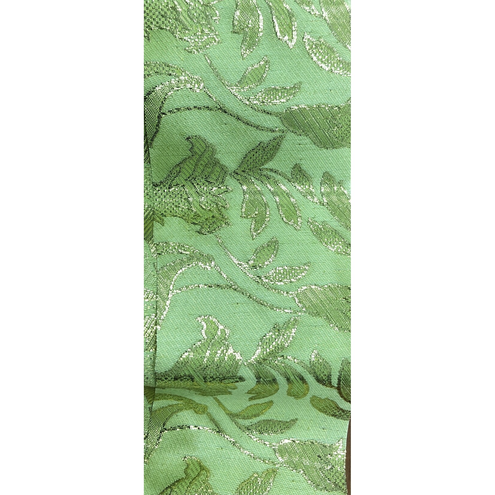 Royal Printed Lame 44 - 45 Inches - Lime